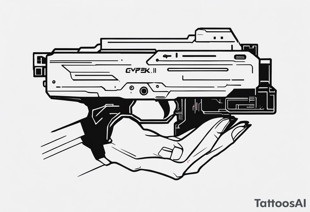 cyberpunk 2077, hand tattoo, subtle, tattoo idea