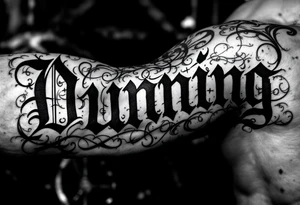 Dunning , Details include Old English Font tattoo idea