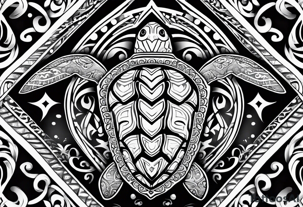 hawaii turtle tattoo idea