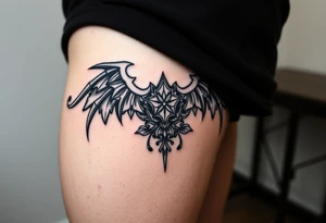 XXX.XII.MMVI gothic style for men tattoo idea