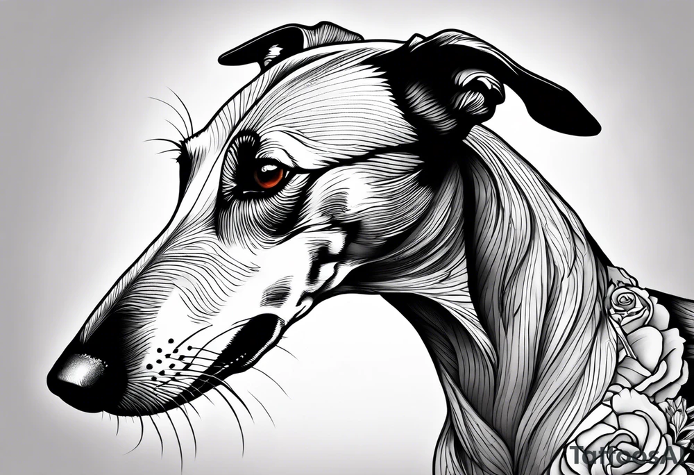 Greyhound tattoo idea