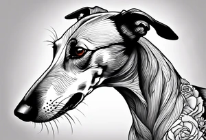 Greyhound tattoo idea