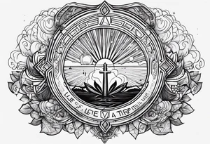 LIFE'S A TRIP rap album idea tattoo idea