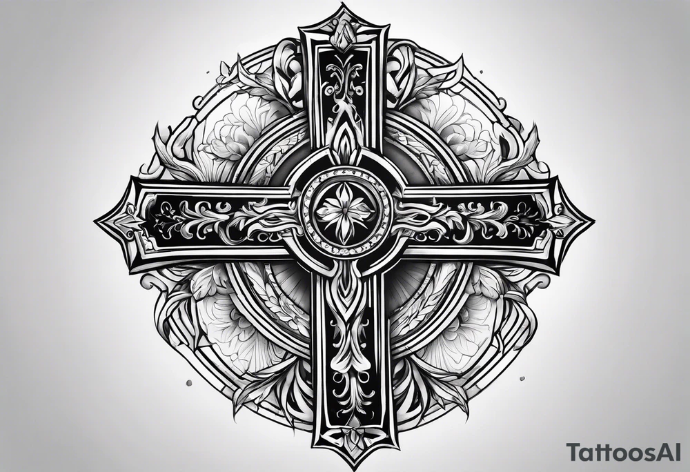 cross tattoo idea