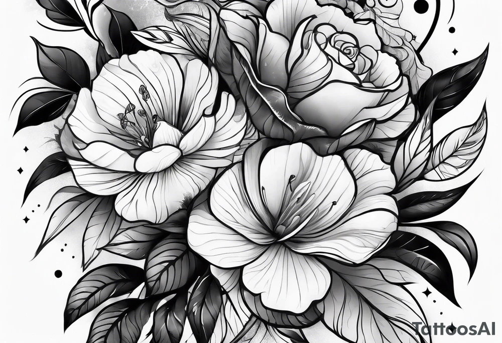 Full leg tattoo design tattoo idea