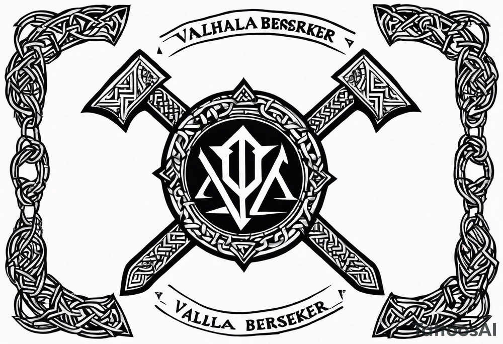 Valhalla berserker round shield axe
Valknut barbed wire chains tattoo idea Valhalla berserker round shield axe
Valknut barbed wire chains tattoo idea