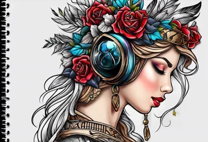 Teacher profession, stepthescope tattoo idea