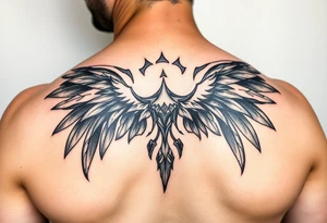 ArchAngel Protection tattoo stencil tattoo idea
