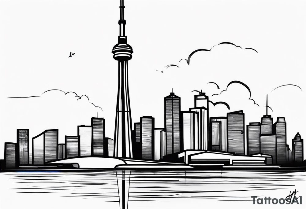 CN tower tattoo idea