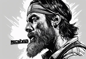 The walking dead michon tattoo idea