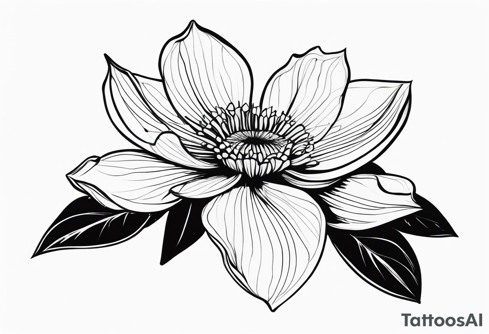 flor de lírio tattoo idea