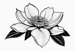 flor de lírio tattoo idea