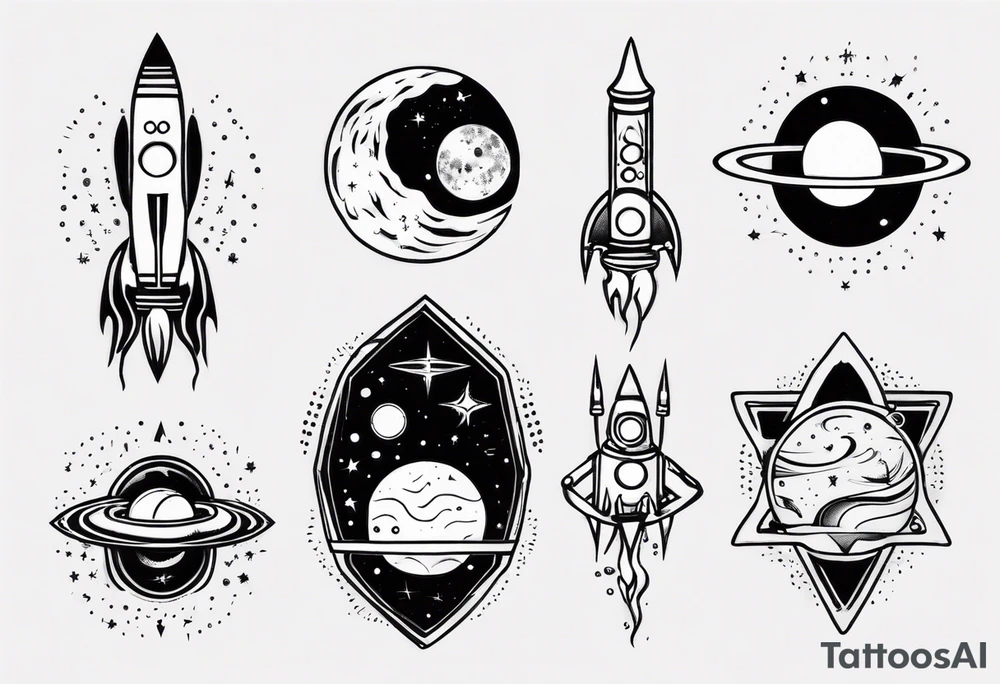space tattoo idea