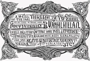 VALHALLA battle  prayer poem tattoo idea