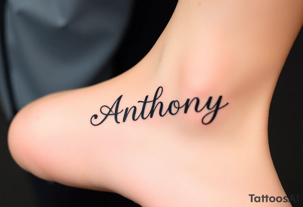 Anthony tattoo idea