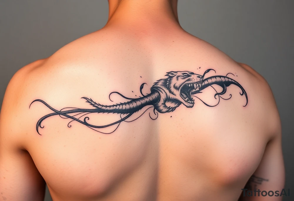 timeline that is thin and wraps around arm from wrist all the way to the top of the shoulder tattoo idea