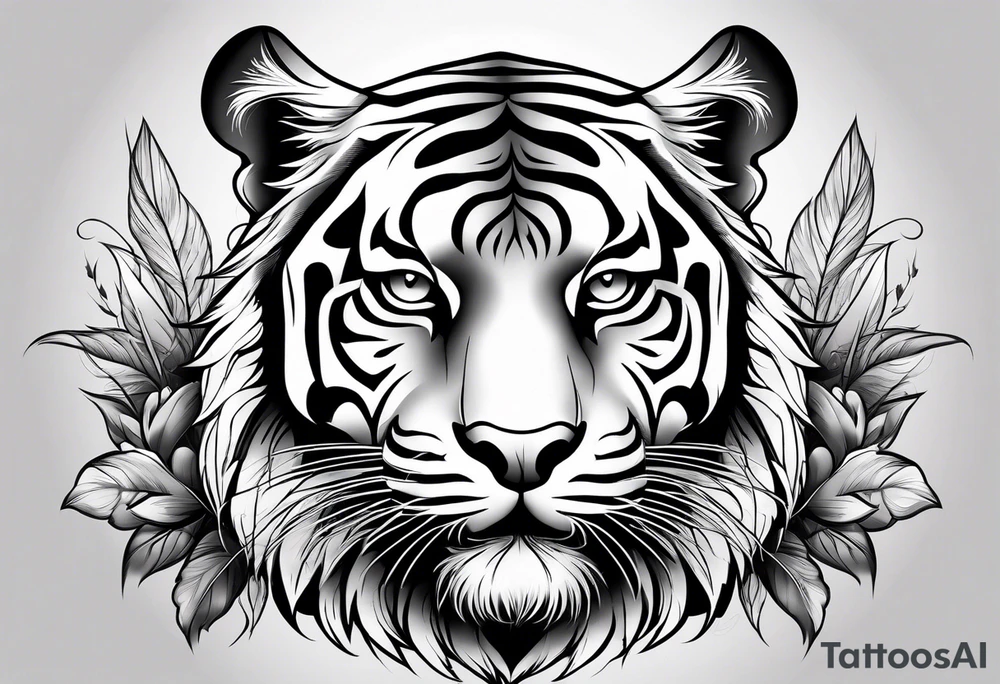 Tiger tattoo idea