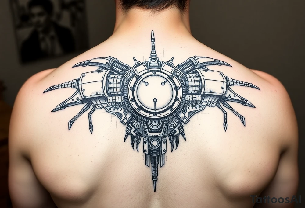 Mechatronics themed friend tattoo tattoo idea