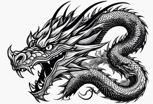 dragon tattoo tattoo idea