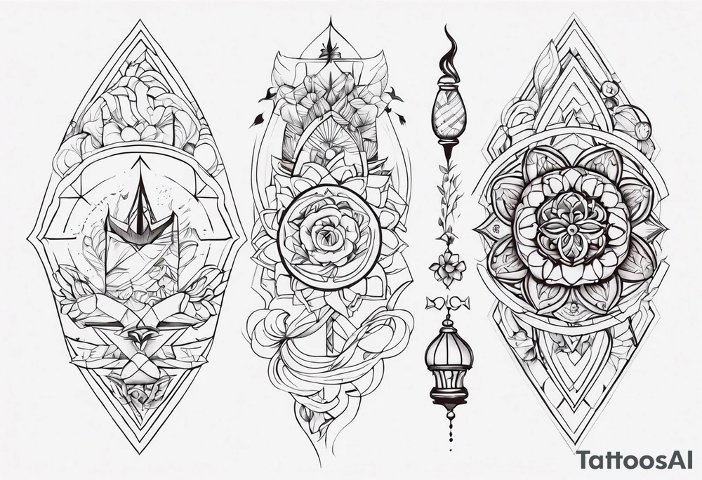 Full sleeve tattoo idea