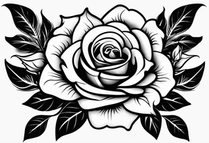 I have heart black style on my shoulder, and i need something around my heart maybe its will be rose tattoo idea