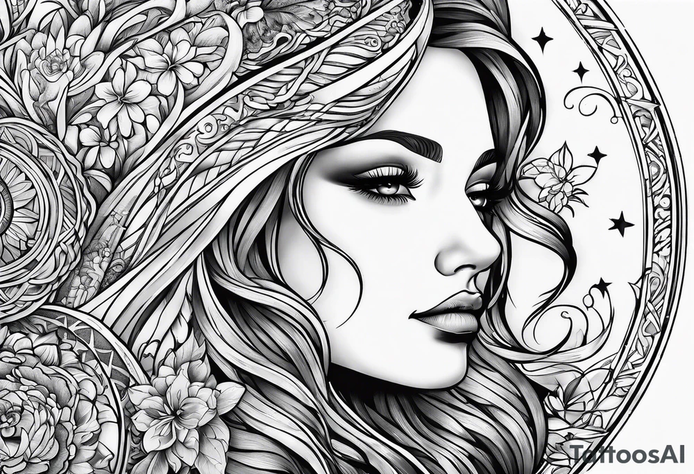 Serenity prayer side tattoo tattoo idea