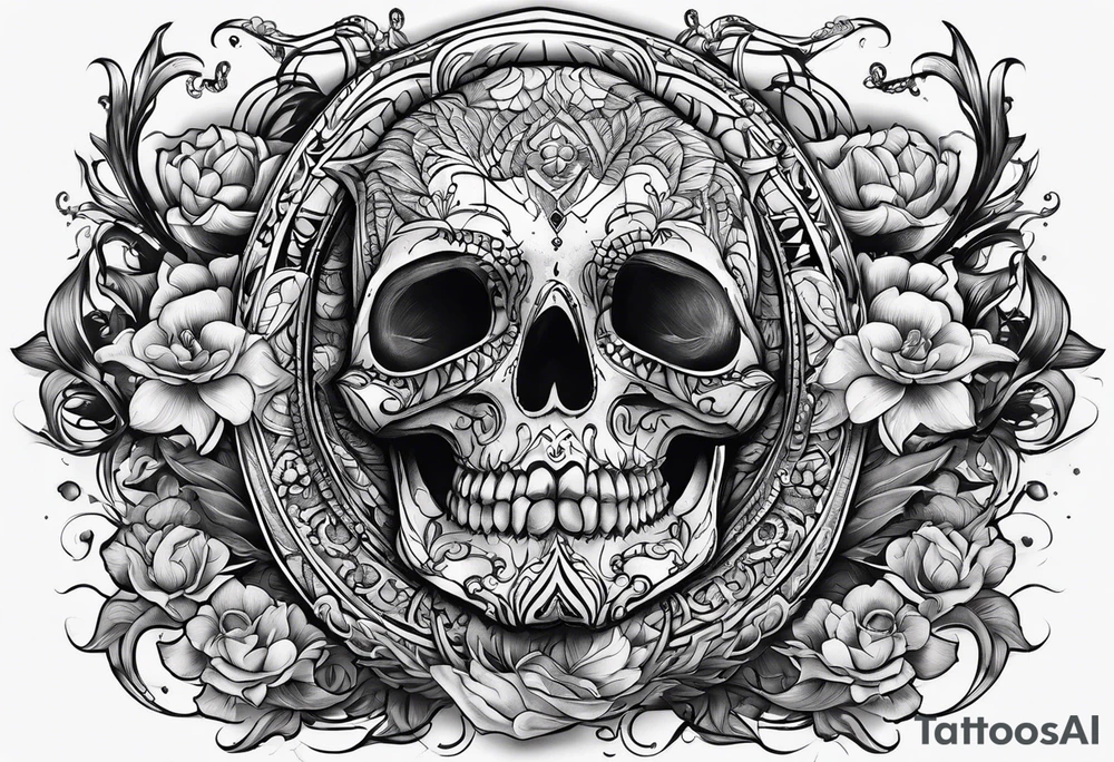 Serpend im meer tattoo idea