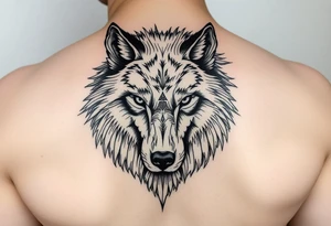 A solitary yet sublime and noble wolf and its progeny the face. for  left arm tattoo tattoo idea