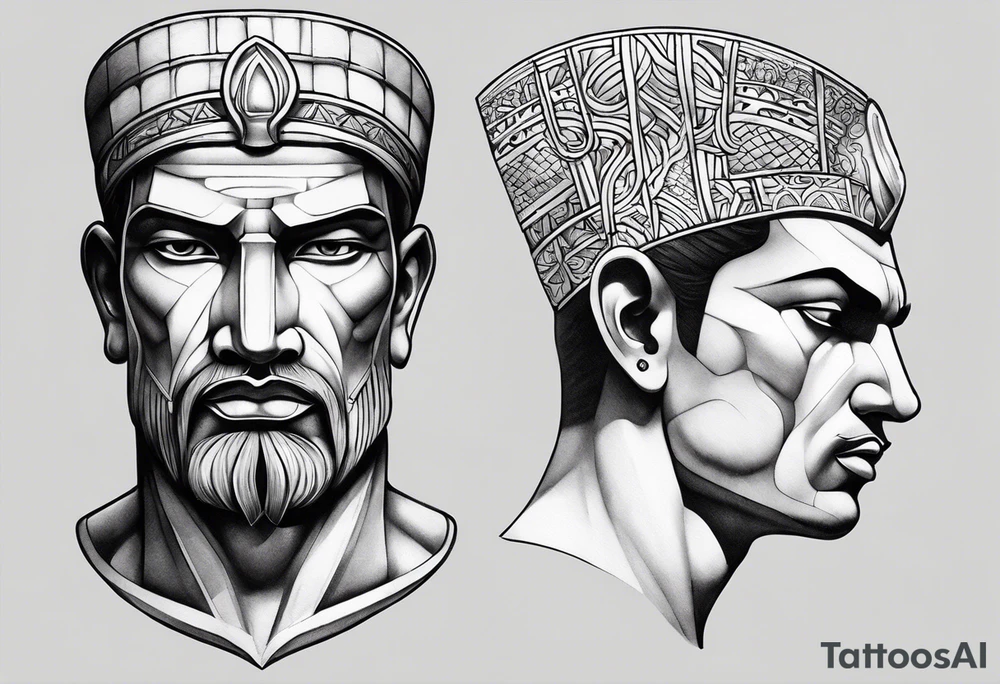Kouros Kopf tattoo idea