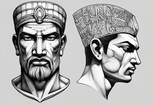 Kouros Kopf tattoo idea