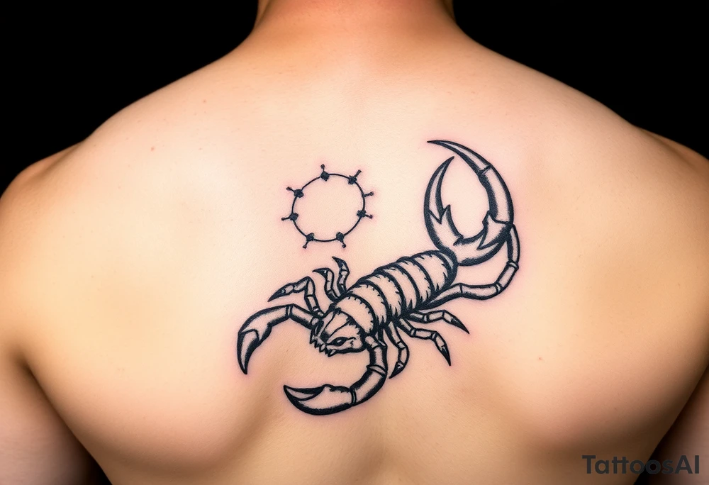 constellation scorpio and cancer tattoo idea
