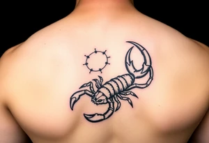constellation scorpio and cancer tattoo idea