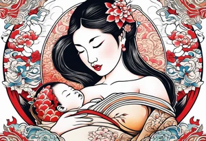 Breastfeeding tattoo idea