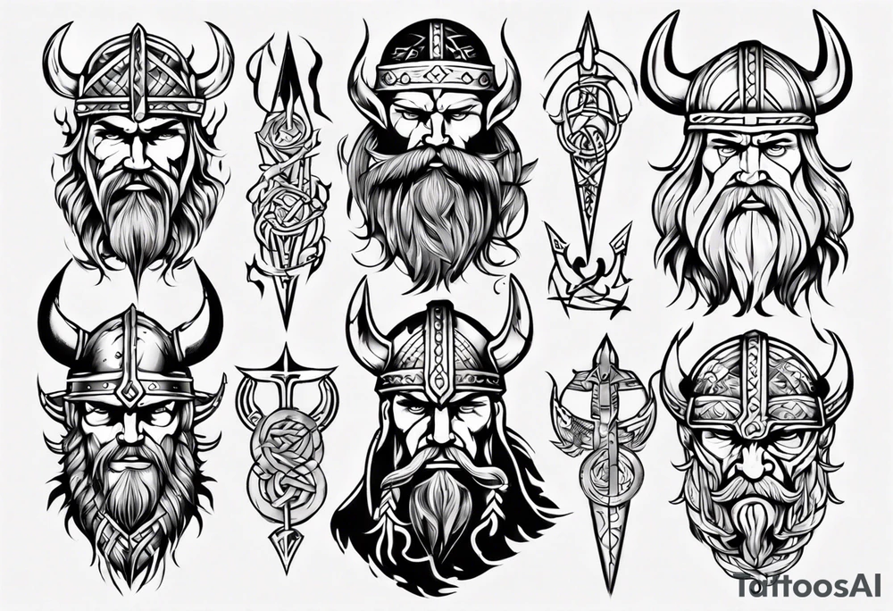 Viking no tattoos full body tattoo idea