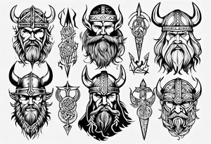 Viking no tattoos full body tattoo idea