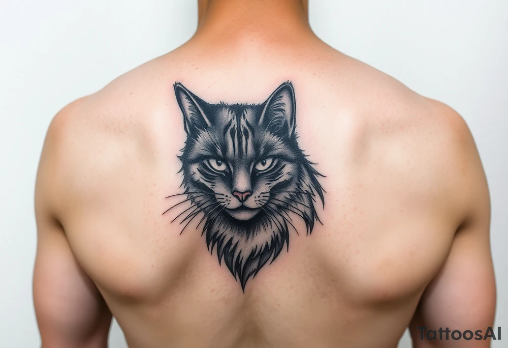 Black Cat tattoo idea