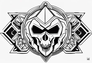 armband, doom 2016 style tattoo idea