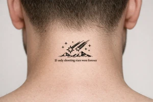 If only shooting starrs were forever tattoo idea