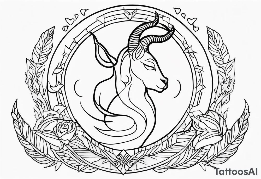 Trans man, Capricorn, puerto rico, lgbtq tattoo idea