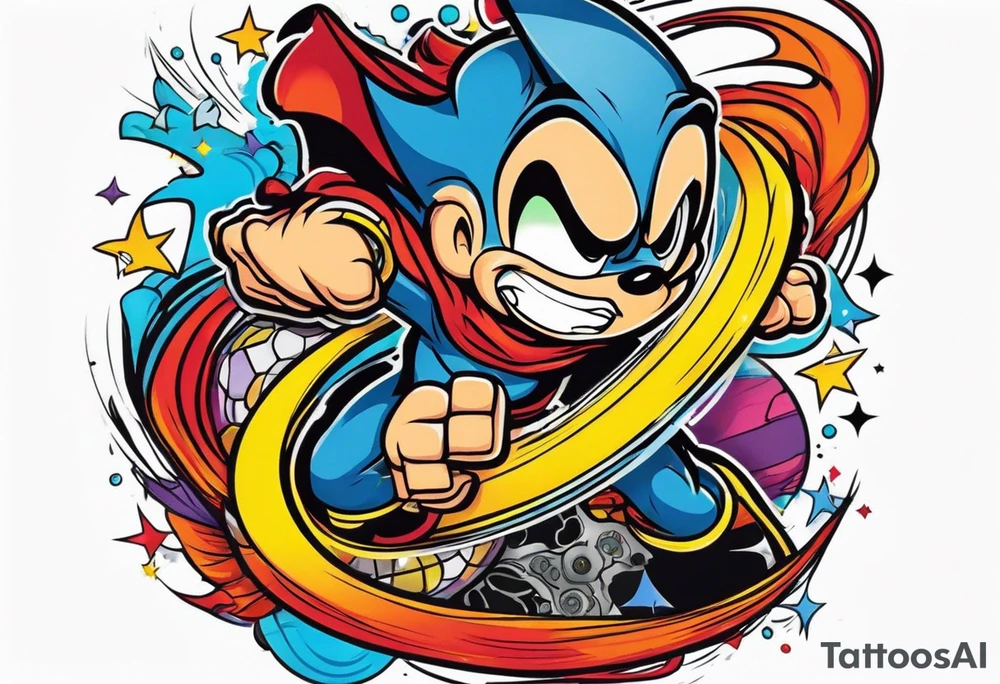 Half sleeve design tattoo idea
