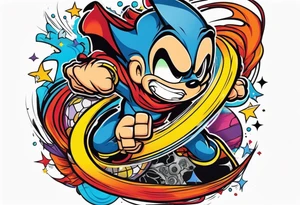 Half sleeve design tattoo idea