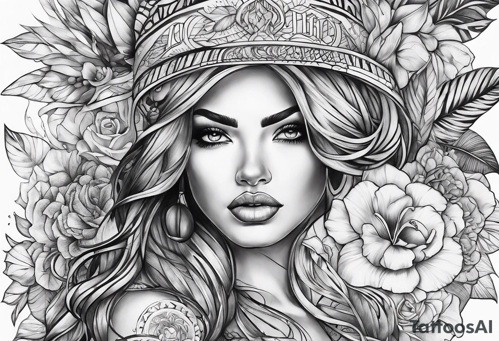 Names tattoo idea