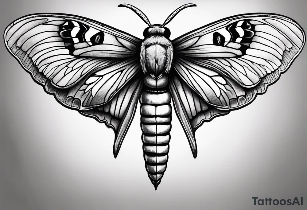 Death hawk moth with shadows to look like it’s flying tattoo idea Death hawk moth with shadows to look like it’s flying tattoo idea