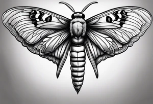 Death hawk moth with shadows to look like it’s flying tattoo idea ...