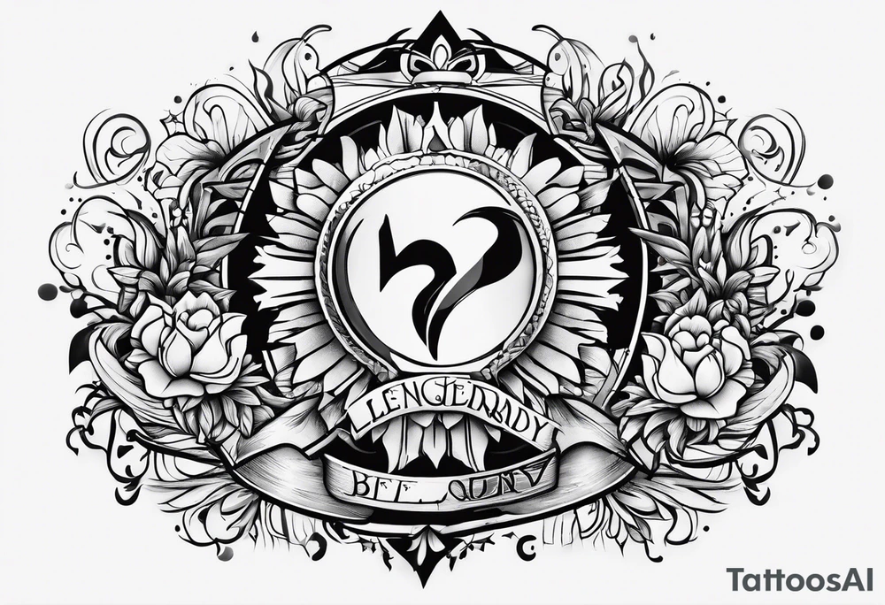 be legendary word tattoo idea