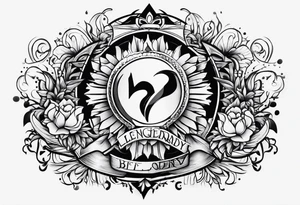 be legendary word tattoo idea