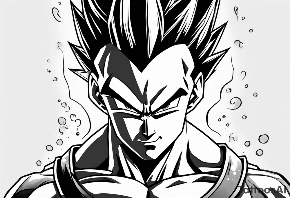 Kid vegeta tattoo idea