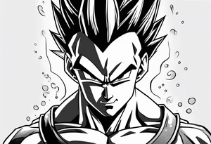 Kid vegeta tattoo idea