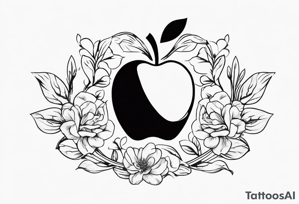Apple, “Apple of my eye” tattoo idea