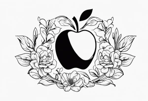 Apple, “Apple of my eye” tattoo idea